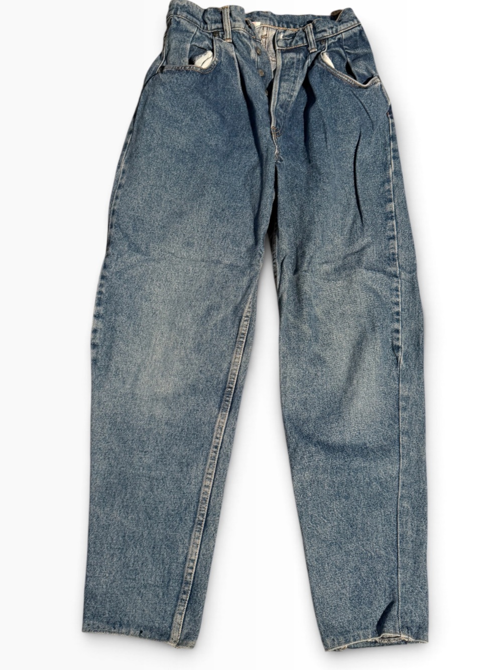 Vintage C-17 Straight-Leg Women's Jeans in Light Blue Denim 28